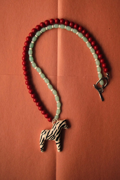 Necklace La Zebra