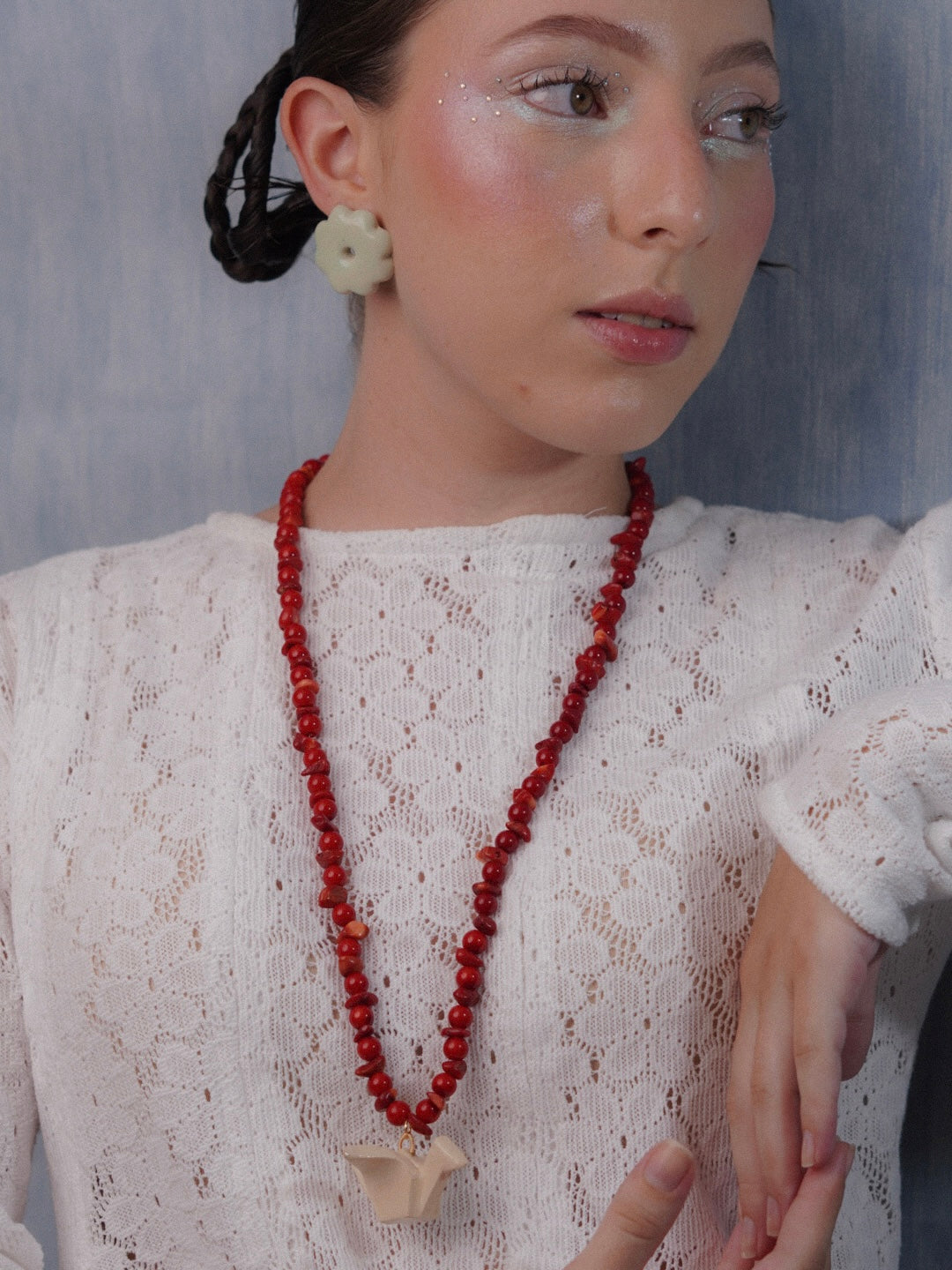 Necklace Gruya de papel