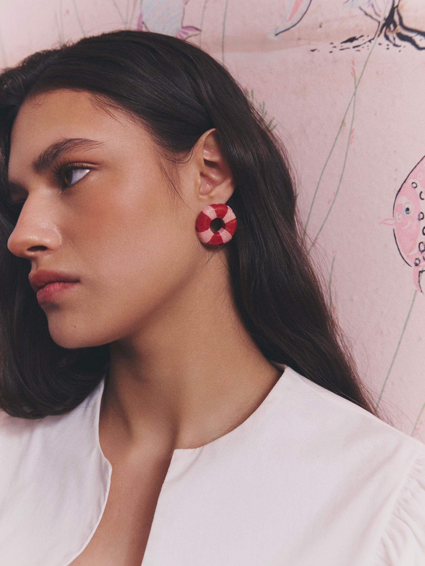 EARRINGS FLOTADOR CHERRY